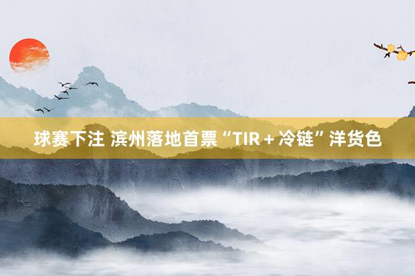 球赛下注 滨州落地首票“TIR＋冷链”洋货色