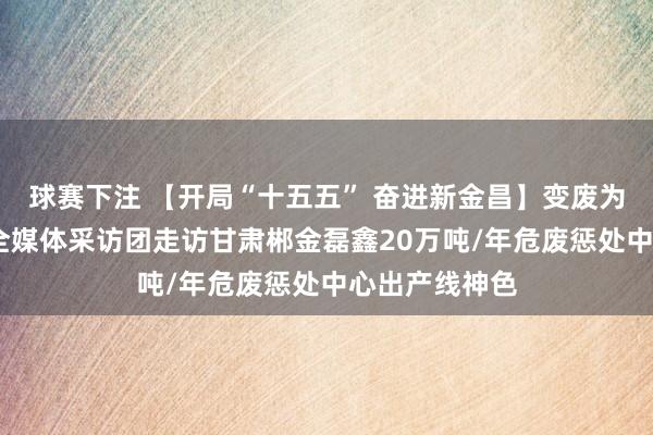球赛下注 【开局“十五五” 奋进新金昌】变废为宝释绿能——全媒体采访团走访甘肃郴金磊鑫20万吨/年危废惩处中心出产线神色