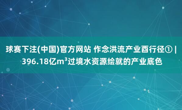 球赛下注(中国)官方网站 作念洪流产业酉行径① | 396.18亿m³过境水资源绘就的产业底色
